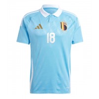 Belgium Orel Mangala #18 Replica Away Shirt Euro 2024 Short Sleeve